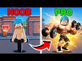 I Build Muscle For 24 Hours to Beat Prisoners | ROBLOX | Prison Pump
