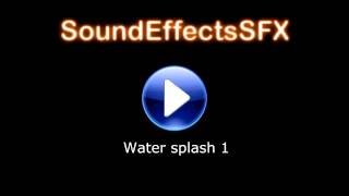 Water splash 1 Sound Effect