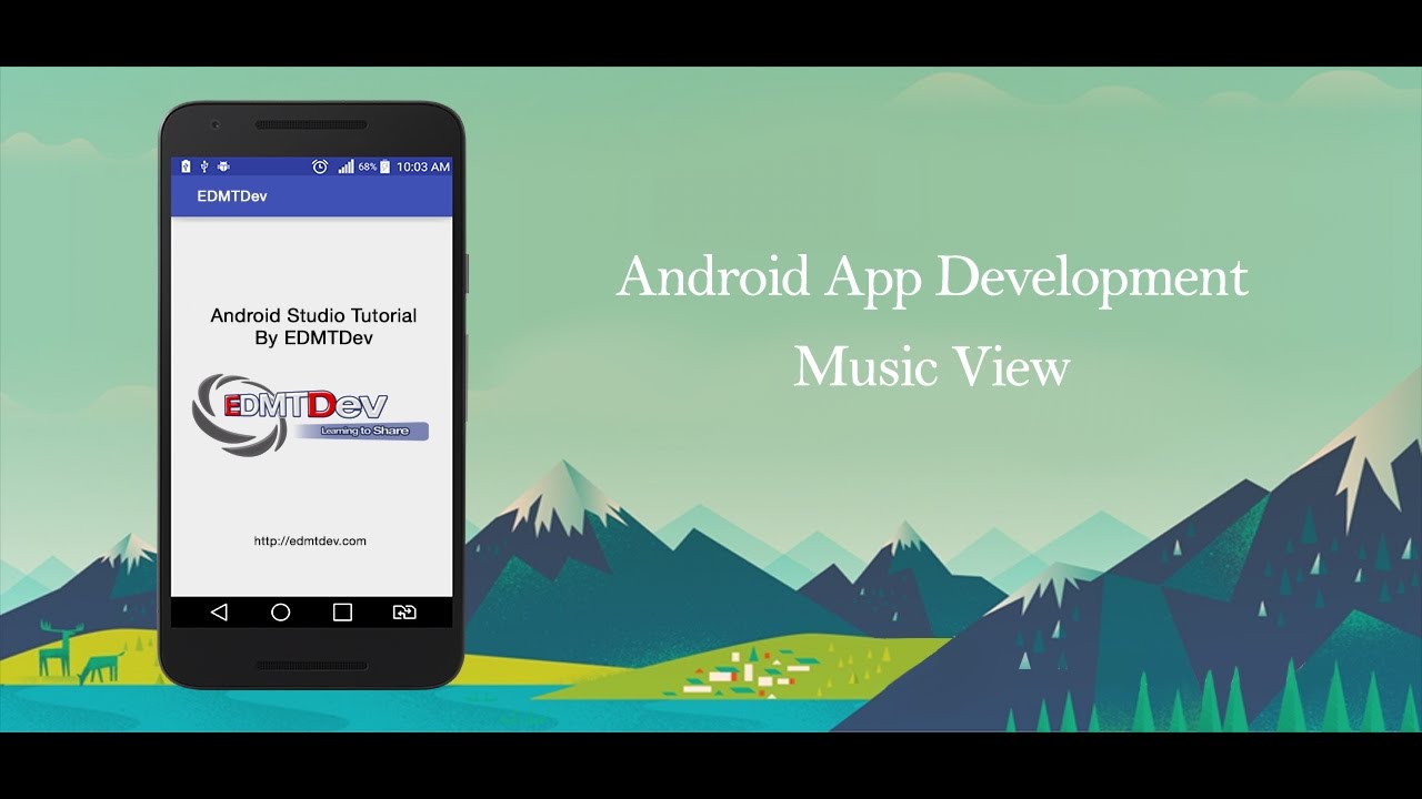 Android Studio Tutorial - Music View