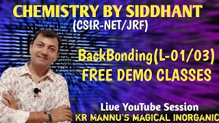 Back Bonding (L-01,CSIR-NET/JRF INORGANIC CHEMISTRY). Chemistry By Siddhant. 1st Application class screenshot 5