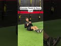 Russian Twist & Press Up: Build Core Rotational Control & Overhead Stability! #TrAkAthletics