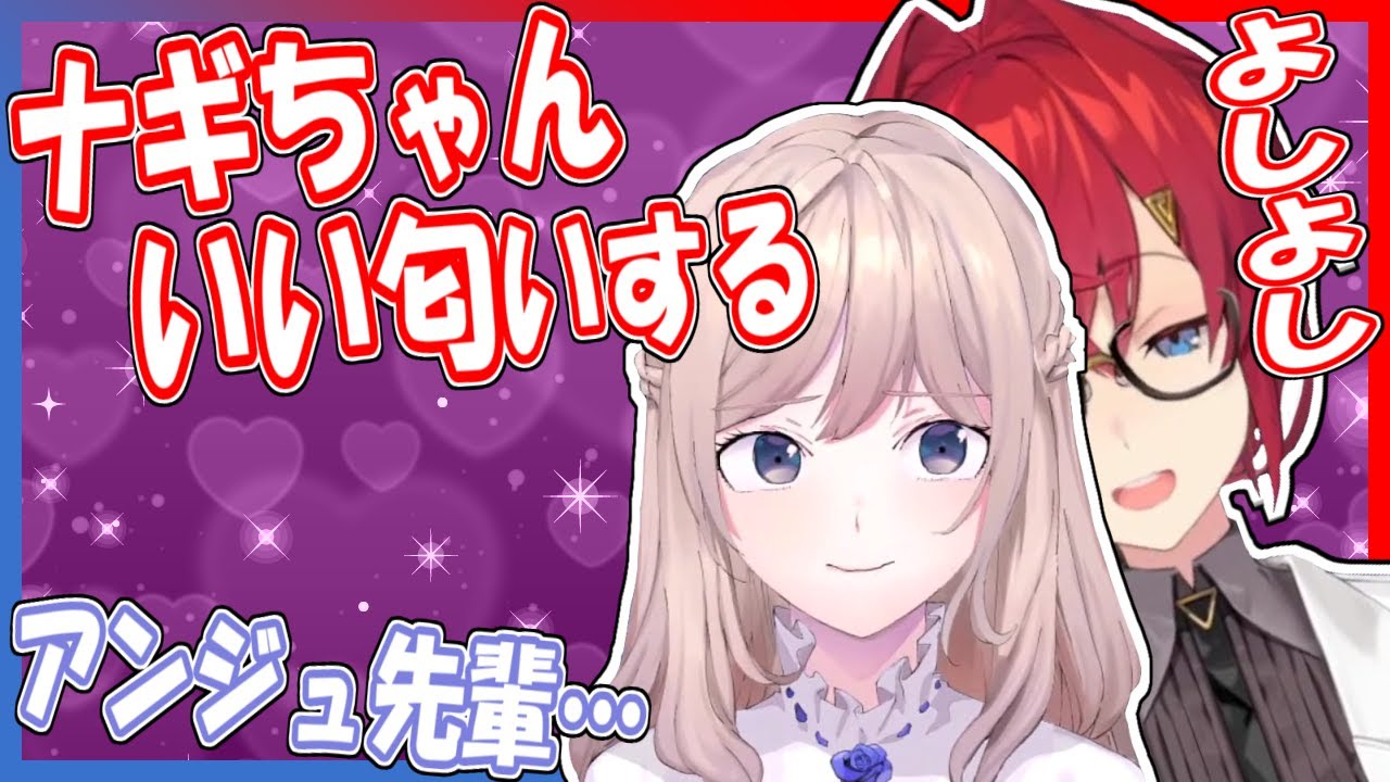 監督特権でナギちゃんにスリスリしたり匂い嗅いだりするアンジュ