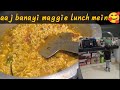 Vlog-34 aaj banaya maggie lunch mein🥰🥰