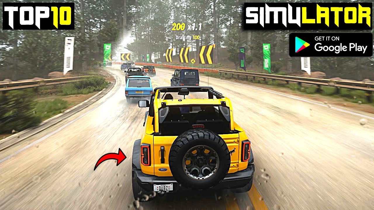 Top 10 CAR DRIVING Games For Android in 2022 | Realistic Graphics Car Games