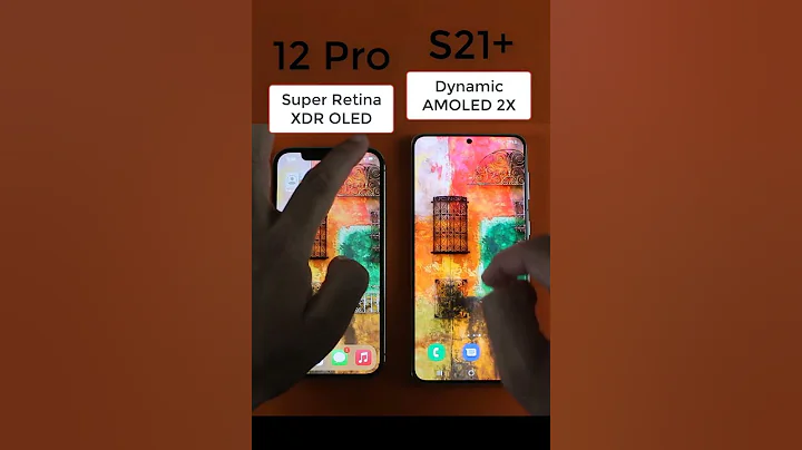 Super Retina XDR OLED vs Dynamic Amoled 2X #120hz #Shorts - DayDayNews