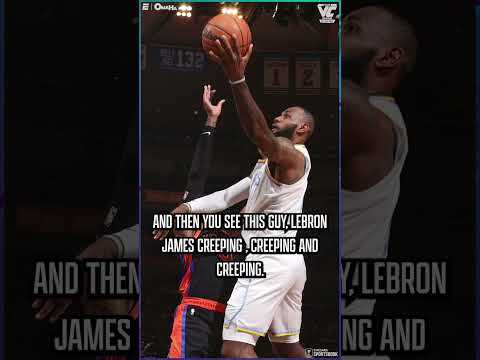 Vince carter thinks lebron should break kareem's record in la with jabbar in attendance #shorts