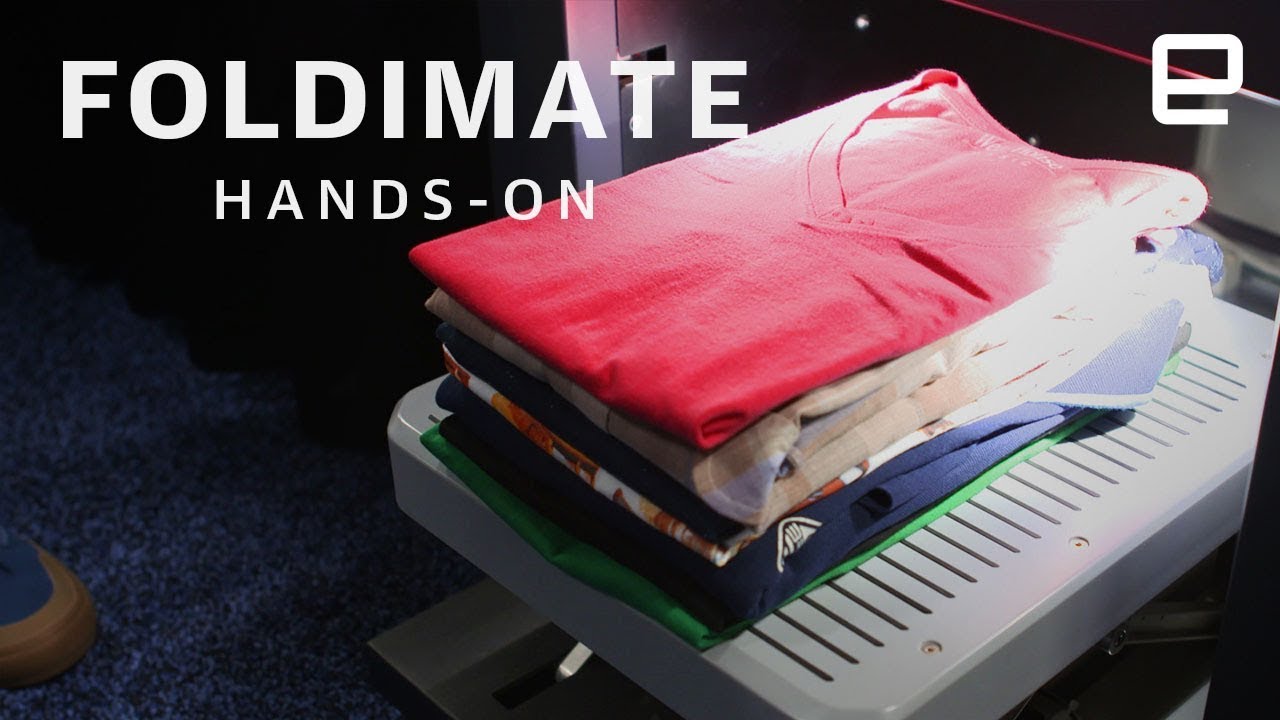 I tried out Foldimate's laundry-folding bot at CES 2019 - CNET