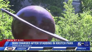 Man charged after stabbing in Krutch Park