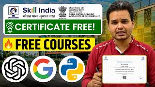 Information 🔥 Skill India Digital FREE Courses + FREE Certificate | Complete Guide Guide