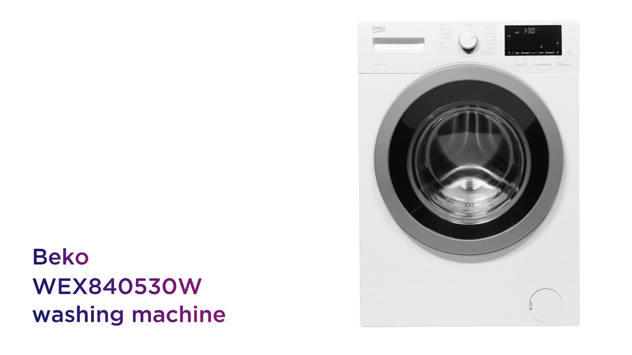 Beko WEX840530W Bluetooth 1400 Spin Washing Machine - White | Product  Overview | Currys PC World - YouTube