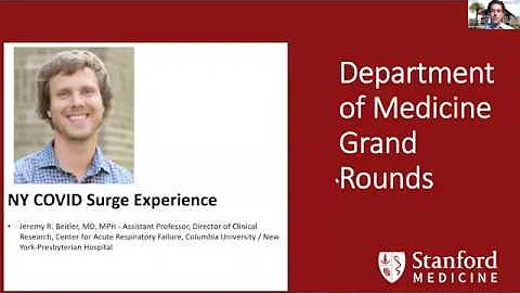 NY COVID-19 Surge Experience - Stanford Department...