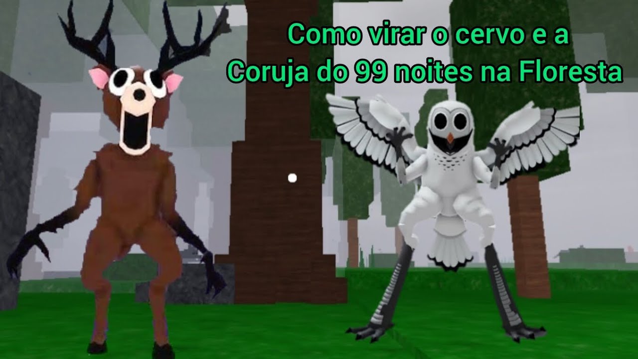 COMO VIRAR O CERVO E A CORUJA DO 99 Noites na Floresta No BROOKHAVEN ...