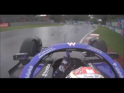 Latifi hits a groundhog in FP3