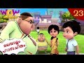 Vir the robot boy  malayalam cartoon  gintu ban gaya teacher  malayalam story  animation story