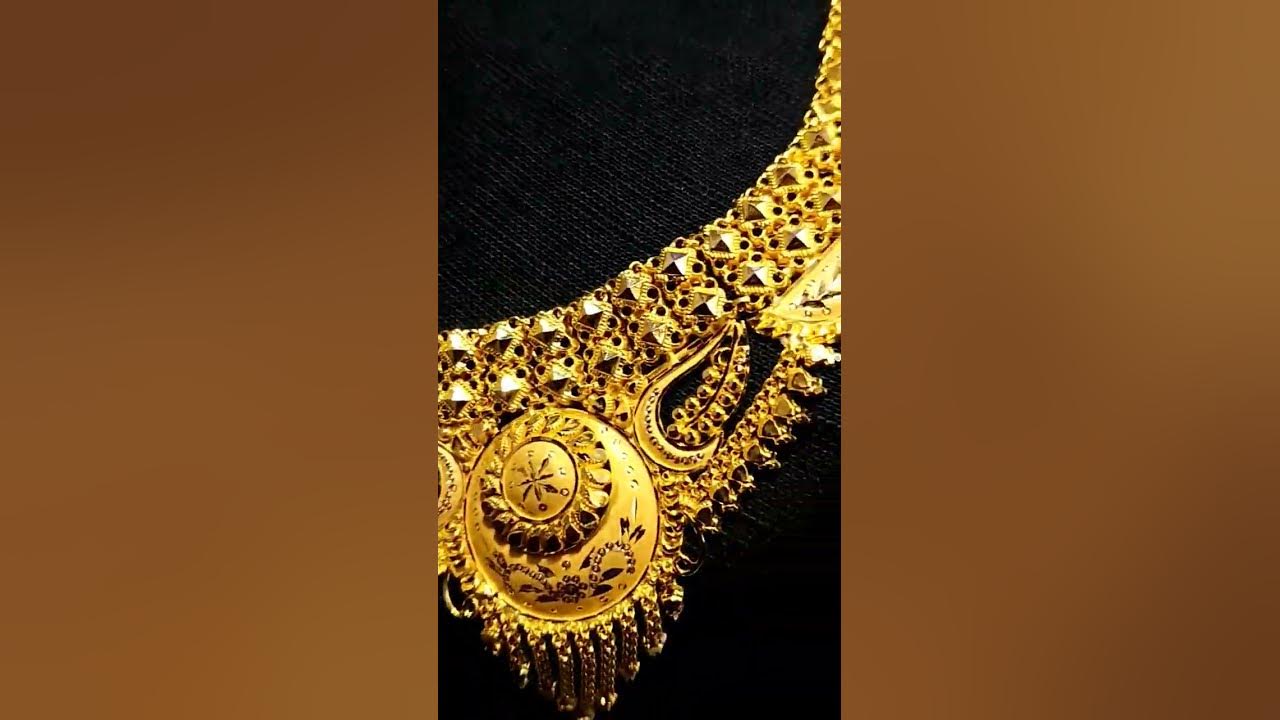 new-fancy-necklace-design-cutting-gold-sorts-viral-youtube-jewellers