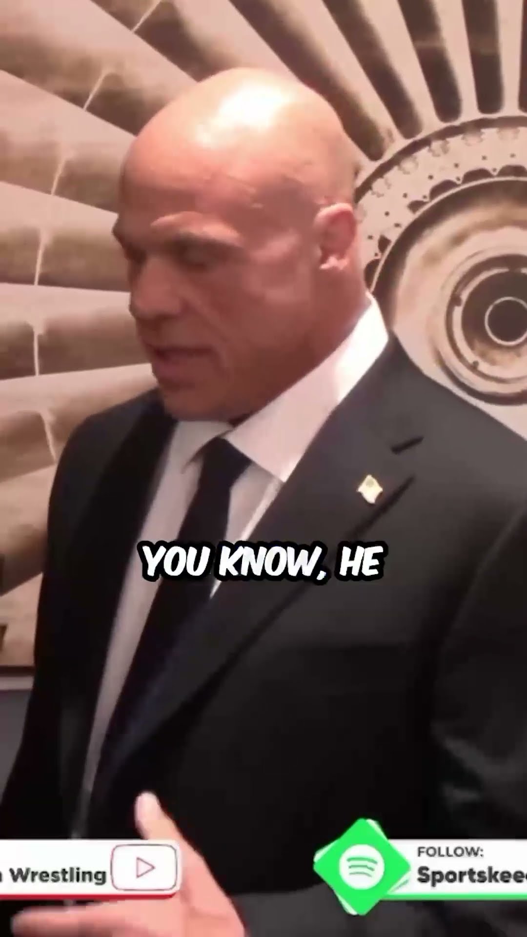 Kurt Angle says Triple H is a great leader for WWE! What do you think? #wwe #kurtangle #shorts