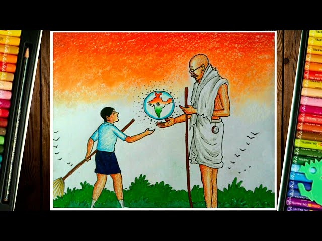 Drawing Swachh bharat drawing  gandagi mukt mera gaon drawing  SWACHH  BHARAT ABHIYAN  by crafty  YouTube