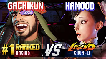 SF6 ▰ GACHIKUN (#1 Ranked Rashid) vs HAMOOD (Chun-Li) ▰ High Level Gameplay
