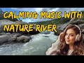 TRANQUILITY NATURE RIVER WATERFALL WITH RELAXING GUITAR & NATURE SOUND