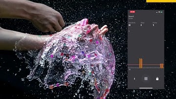 Knappende ballonnen fotograferen met Miops Remote Trigger