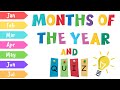 Months of the Year: Fun Quiz and Catchy Song for Kids | 4K
