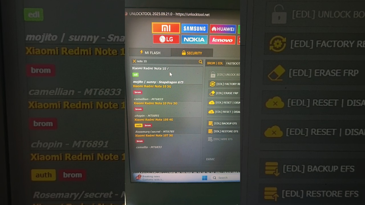 redmi note 10 & 10s frp pin pattern password unlock by unlock tool 