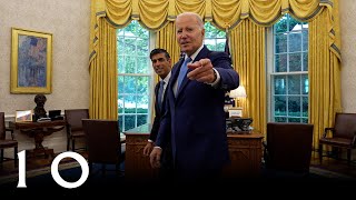 Rishi Sunak visits Joe Biden at The White House