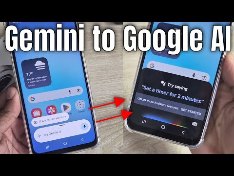 Samsung A17: How to switch gemini to google assistant