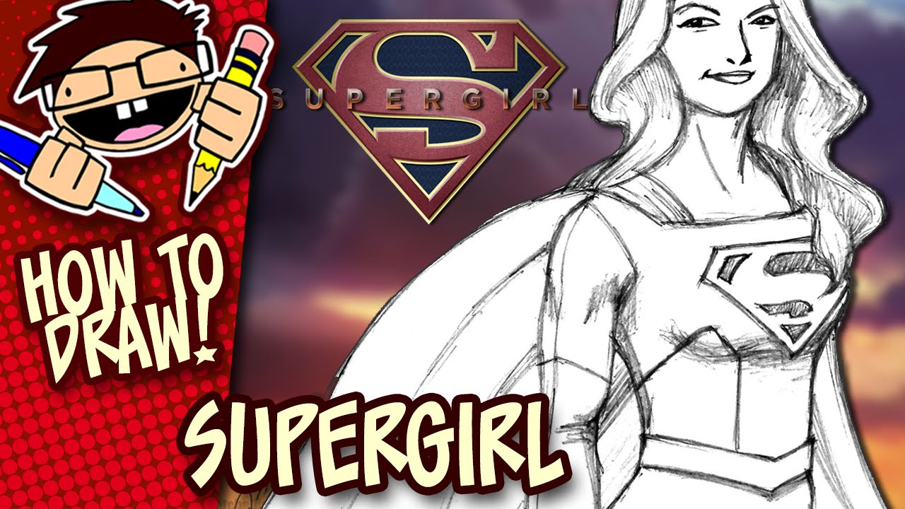 How to Draw SUPERGIRL (CBS/The CW TV Series) Step-by-Step ...