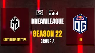 Dota2 - Gaimin Gladiators vs OG - Game 1 - DreamLeague Season 22 - Group A