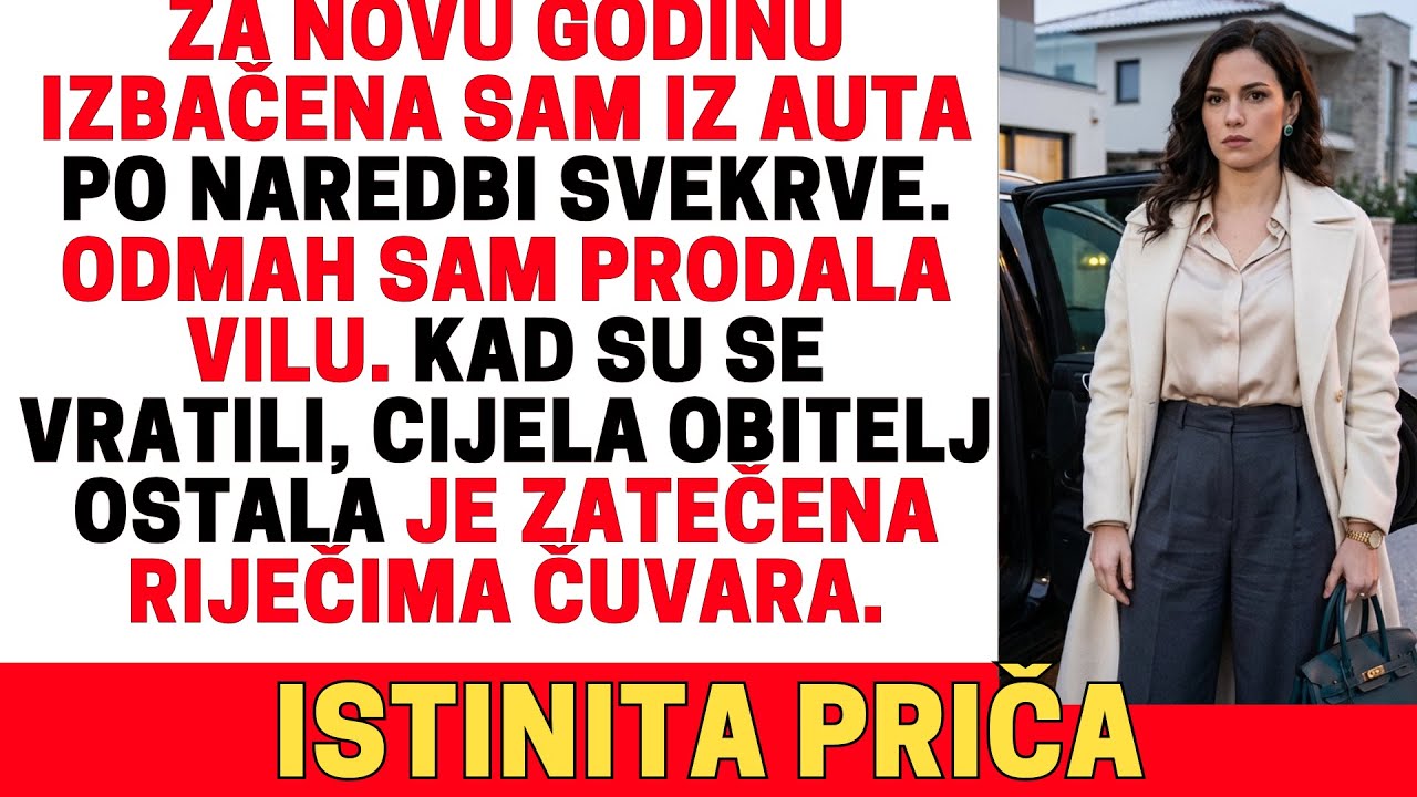 ZA NOVU GODINU IZBACILI SU ME IZ AUTA ZBOG SVEKRVINOG PSA. PRODALA SAM KUĆU — OSTALI SU BEZ IČEGA