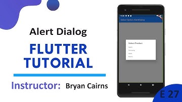 Flutter - 27 Alert Dialog | Introduction to Flutter Development Using Dart