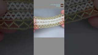 【DIY】Beaded Bracelet Tutorial #handmadejewelry #diy #beadedbracelet  #beads #beadsjewellery #Shorts
