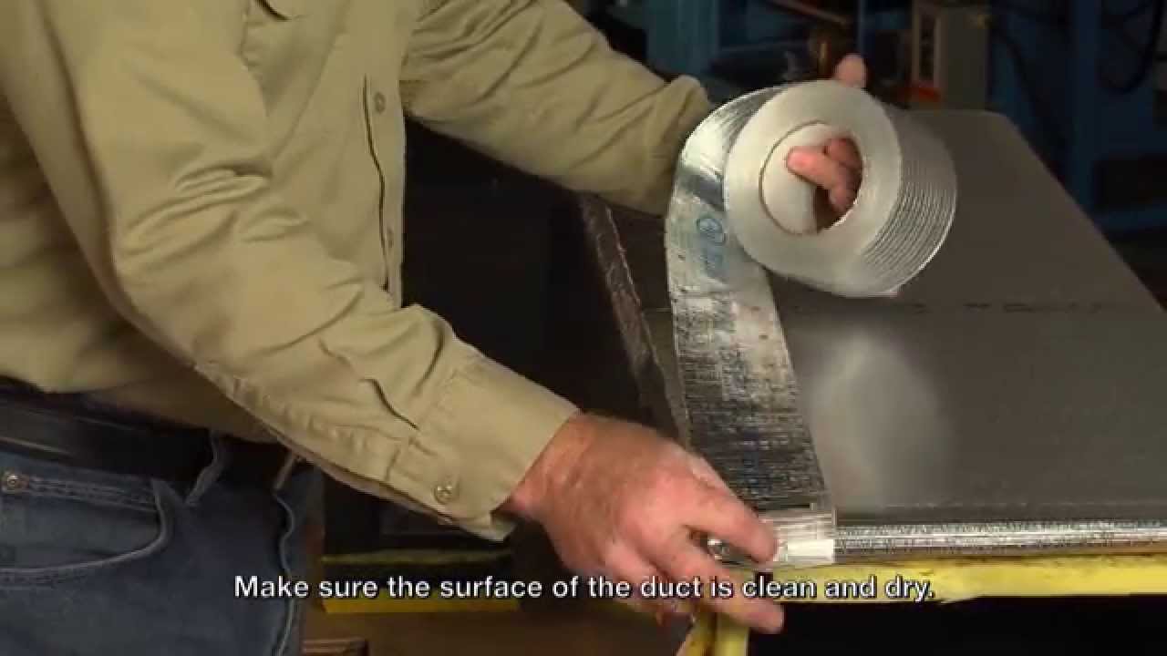 Fiber Glass Duct Closure Heat Sealed Tape (8/22) YouTube