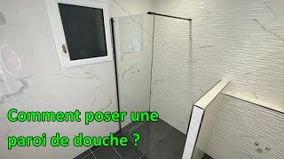 Comment poser une paroi de douche