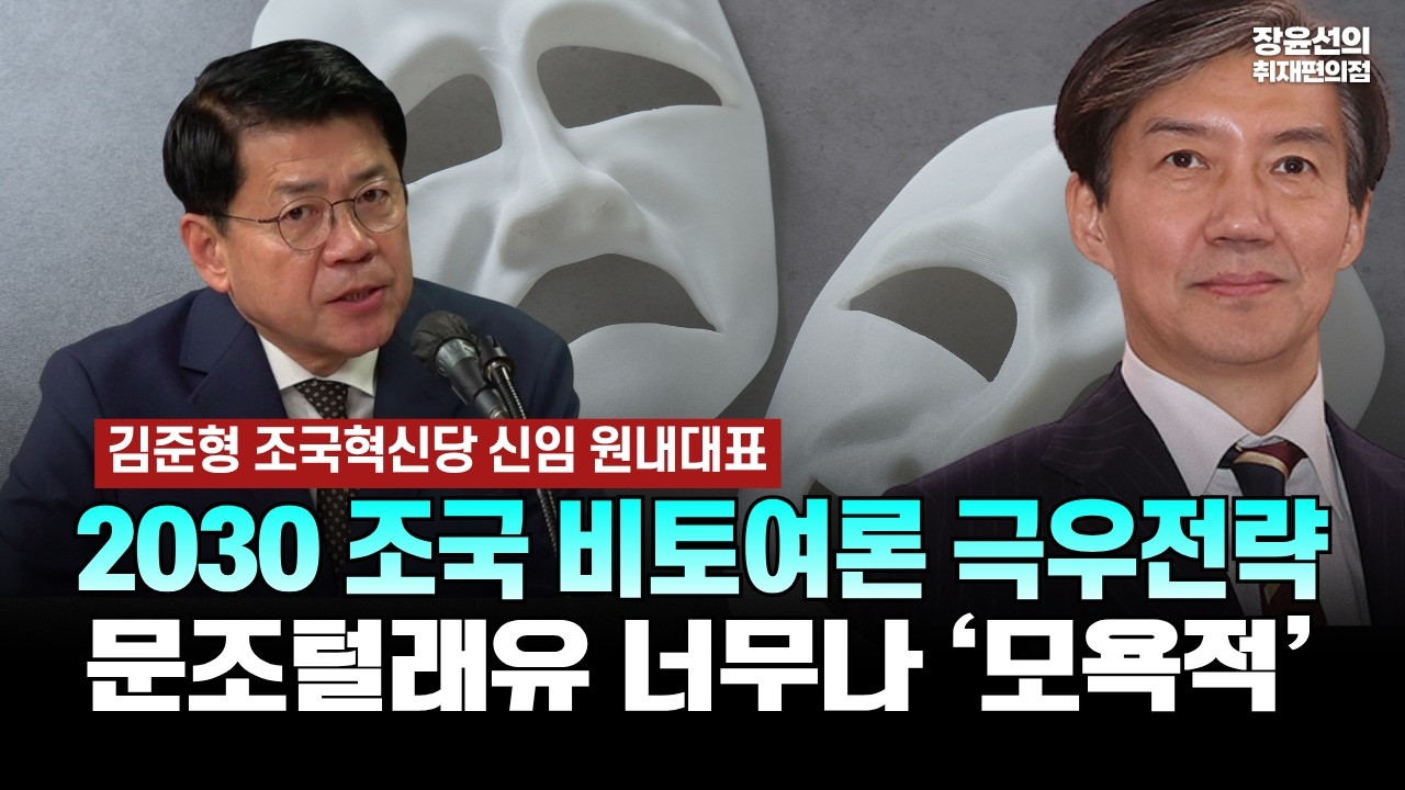 김준형 조국혁신당 신임 원내대표, 2030 조국 비토여론 극우전략.. -문조털래유 너무나 모욕적 [김준형 조국혁신당 원내대표]