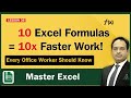 STOP Wasting Time in Excel 10 Powerful Formulas You Should Know