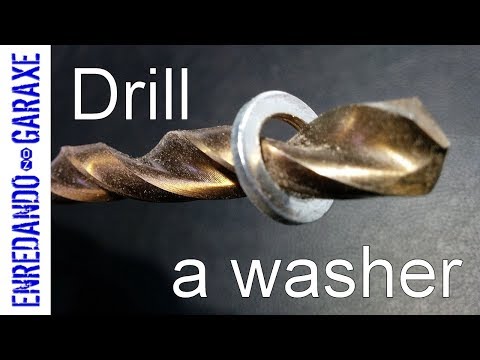 How to enlarge a washer hole How to enlarge a washer hole