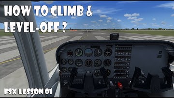 Climb after takeoff and level off