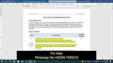 Exp19_Excel_Ch09_CapAssessment_Tips | Exp19 Excel Ch09 Cap Assessment Tips