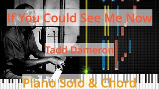 🎹Solo &amp; Chord, If You Could See Me Now, Tadd Dameron, Synthesia Piano
