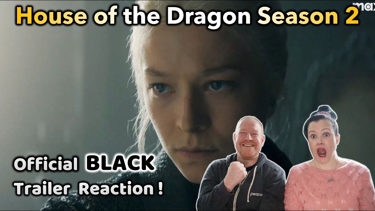 House of the Dragon season 2 Official BLACK Trailer Reaction (Max, June 2024)