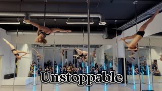 Unstoppable Sia Poledance Performance Choreo By Anna Duc Pole Republic Christmas Show