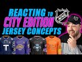 Reacting to "CITY EDITION" Jersey Concepts!