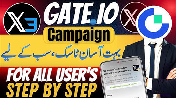 Gate io web3 wallet new airdrop Campaign | Step By Step Giude || Zeebhai YT