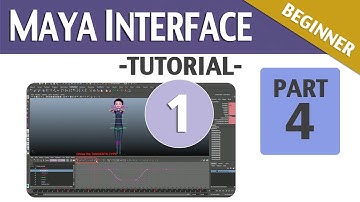 MAYA INTERFACE ▶️▶️▶️ TUTORIAL #01 (Part 4) (Beginner level)