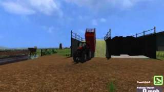 Valtra hauling silage screenshot 4