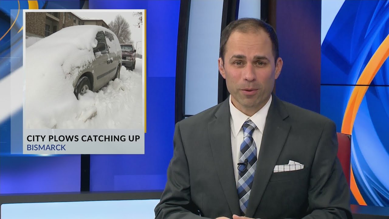 Bismarck city plows are catching up YouTube