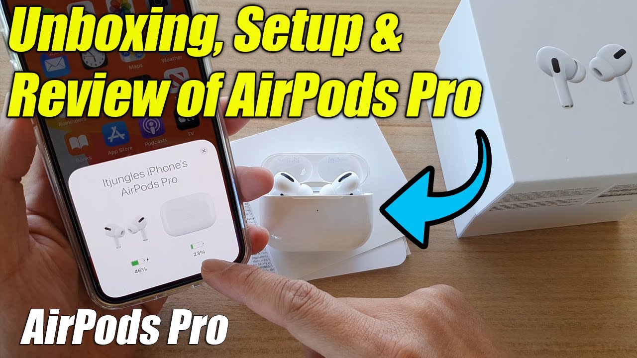 Unboxing, Setup \u0026 Review of the Apple AirPods Pro - YouTube