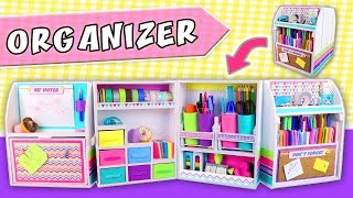 Hello apasos friends!... in this video, we will be showing how to make
an amazing desk organizer expandable of cardboard. you can organize
your school suppli...